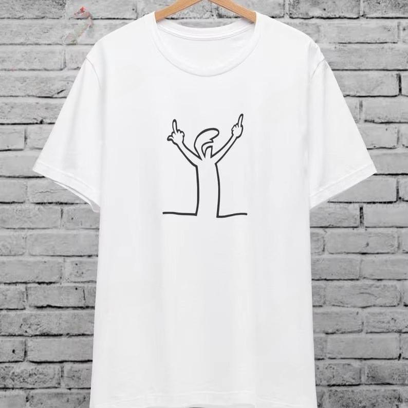 2026 New Angry La Linea Unisex Tshirt For Unisex Wounisex The Line Osvaldo Vintage Funny Gift 80s Cartoon Summer C