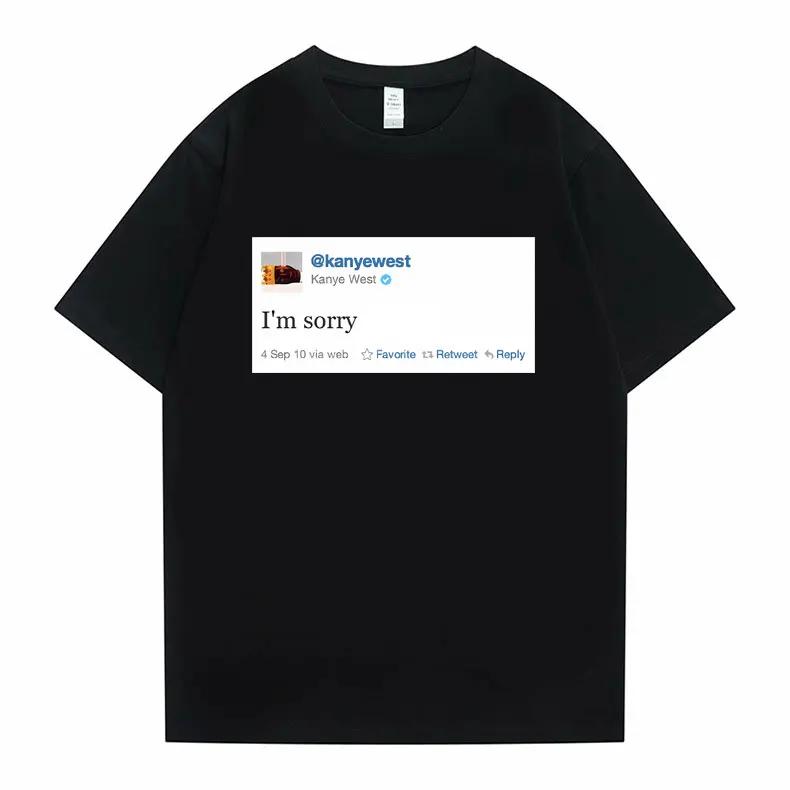 Funny Tweet Tshirt Hip Hop Kanye West Tshirts I Wanna Be Nice But Everyone Annoys Me T Shirt Summer Women Novelty Tshirts