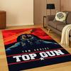 Top Gun Classic Movie Sign Tom Cruise Carpet Rug for Bedroom Living Room Sofa Doormat Home Decor,Kid Game Area Rug Non-slip