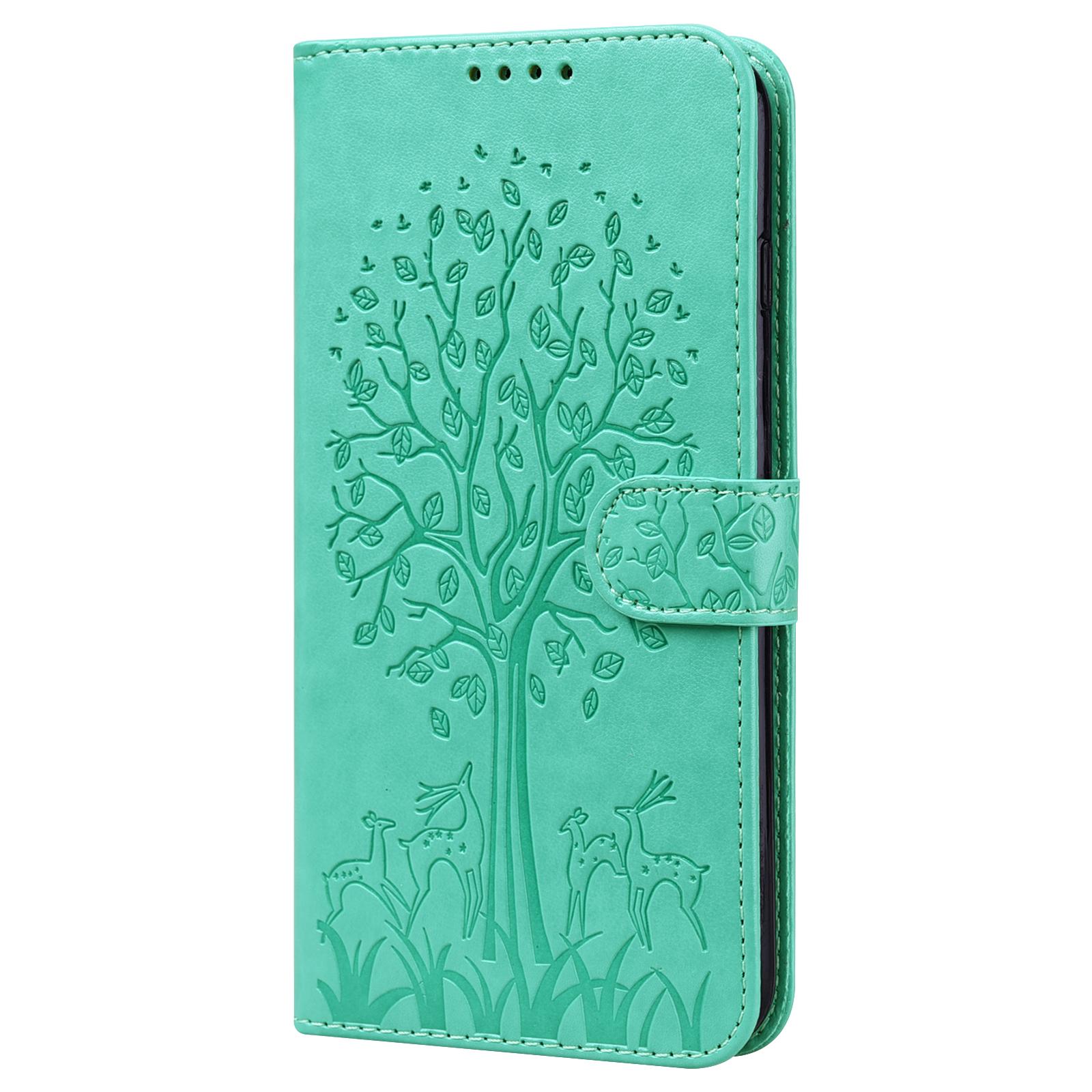 Green PU Leather