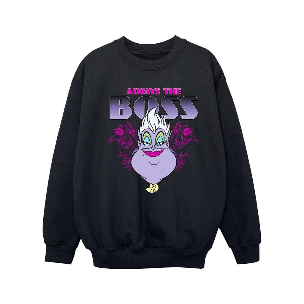 Disney Girls The Little Mermaid Ursula Mum Is The Boss Sweatshirt