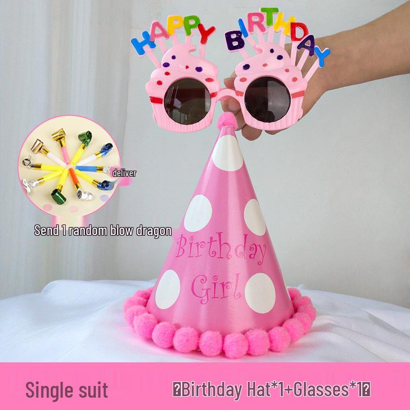 2025 Birthday Hat for Kids & Adults - First Birthday Party, Photo Props, Cake Hat