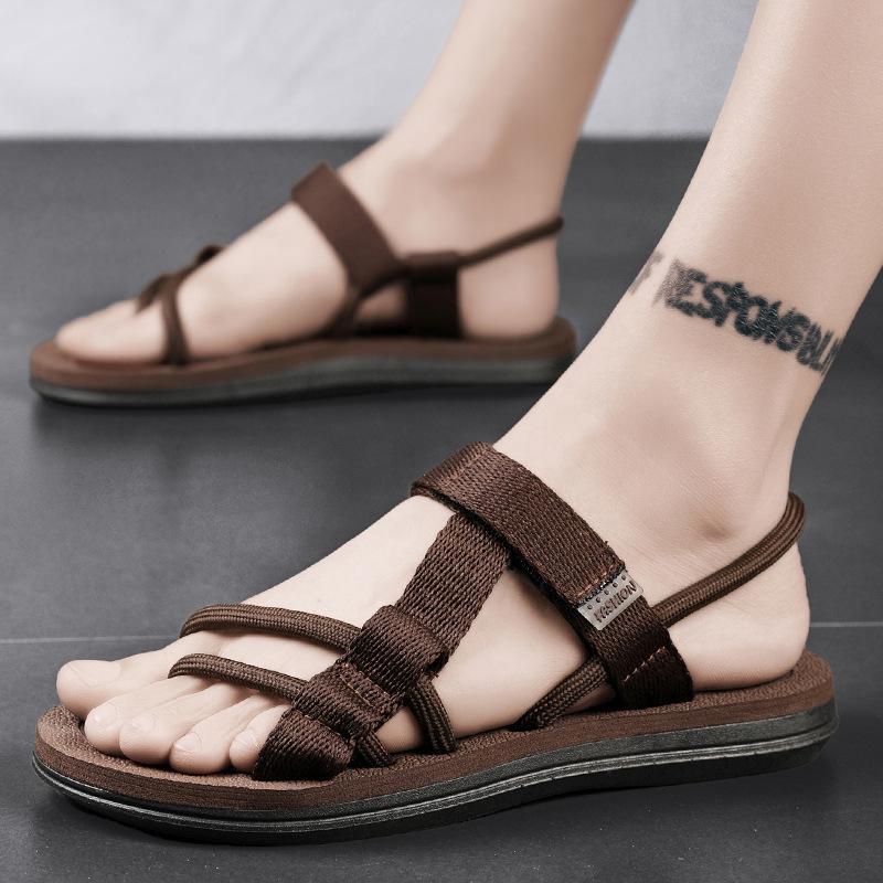 Men Black Sandals Summer Couple Shoes Best Sellers Products Manual Shoes for Men D151
