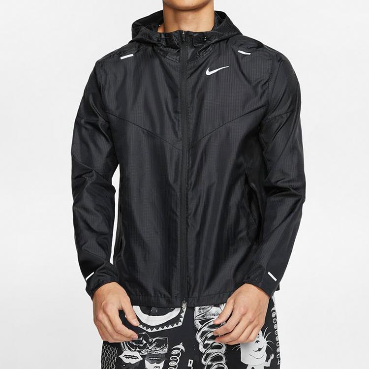 Nike Windrunner Hooded Running Jacket Black CK6342-010