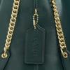 Coach Evelyn 34 Multifunctional Pocket Leather Shoulder Bag Large Women Bags Dark-Blue-Green CCZ79-IMCEH