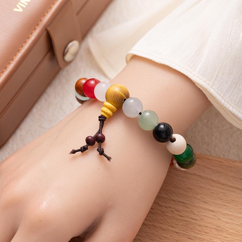 Eighteen-Seed Rosary Plate To Play With Colorful Bracelets, Bodhi Seeds, Buddha Beads, Bracelets, Retro Lucky Jewelry, Duobao Safety Bracelet.