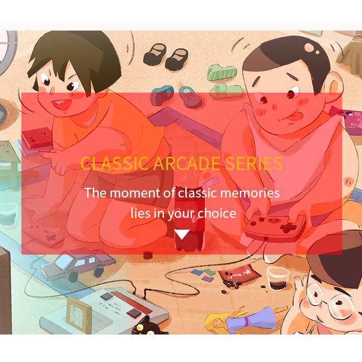 G3 Handheld Game Console Horizontal Screen Retro Nostalgic Arcade Single Double 800 In One 3.5 Inch Large Screen Game Console