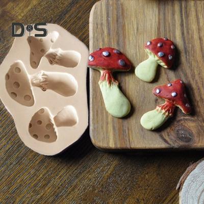 Φόρμα κέικ ποιότητας τροφίμων Ανθεκτική στη θερμότητα σαλιγκάρια μανιταριών σιλικόνης Φοντάν φόρμα κέικ Εργαλείο διακόσμησης προμήθειες κουζίνας