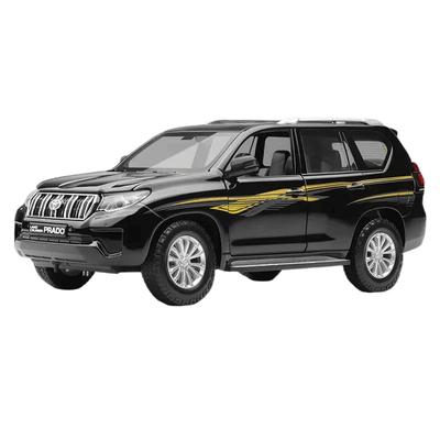 1/24 TOYOTA PRADO SUV Alloy Diecasts & Toy Vehicles Metal Toy Car Model Sound and Light Collection Kids Toy