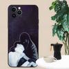 Band C-Crystal C-Castles Phone Case For Apple iPhone 15,14,13,12,11,XS,XR,X,8,7,Pro,Max,Plus,mini Silicone Black Cover