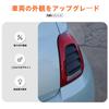 Sauicemy Fiat 500 2016-Present Rear Light Decorative Panel Tail Light Cover Light Protection Cover