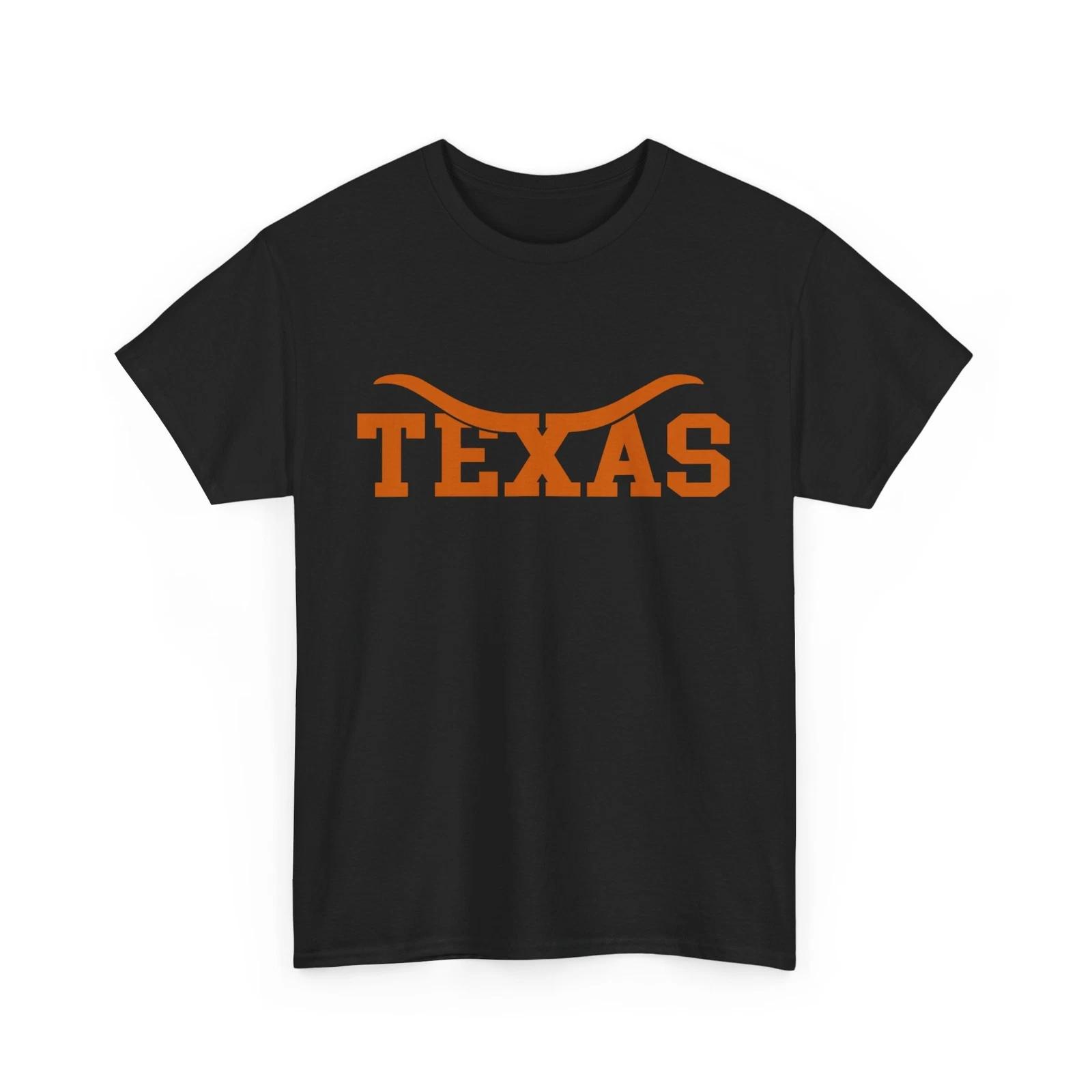 Proud Texas Desings, Texas USA Bull American Font T-Shirt XL