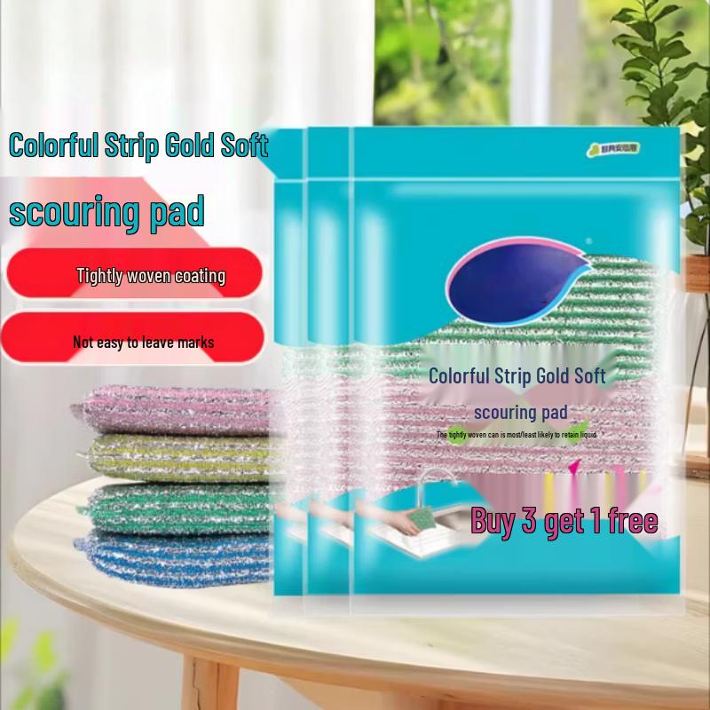 Sivir Striped Thickened Kitchen Scouring Pads