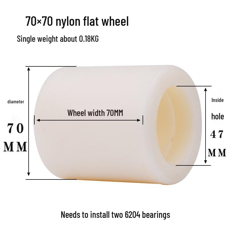 Transpalet Hidraulic Roți Nailon și Miez de Fier Accesorii Stivuitor PU