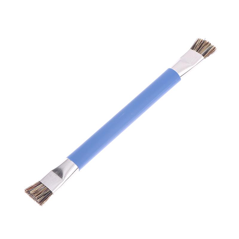 

1 шт. ESD Антистатическая двухсторонняя щетка, Жесткая чистящая щетка для ремонта и обслуживания материнской платы мобильного телефона