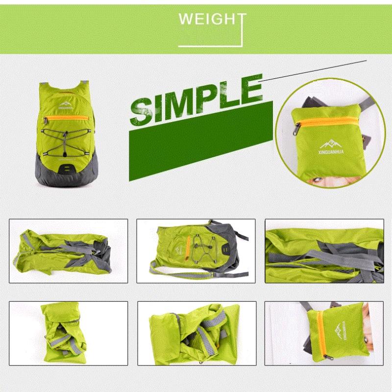 Foldable Backpack Lightweight Travel Hiking Daypack Waterproof Compact Bag for Outdoor & Daily Use