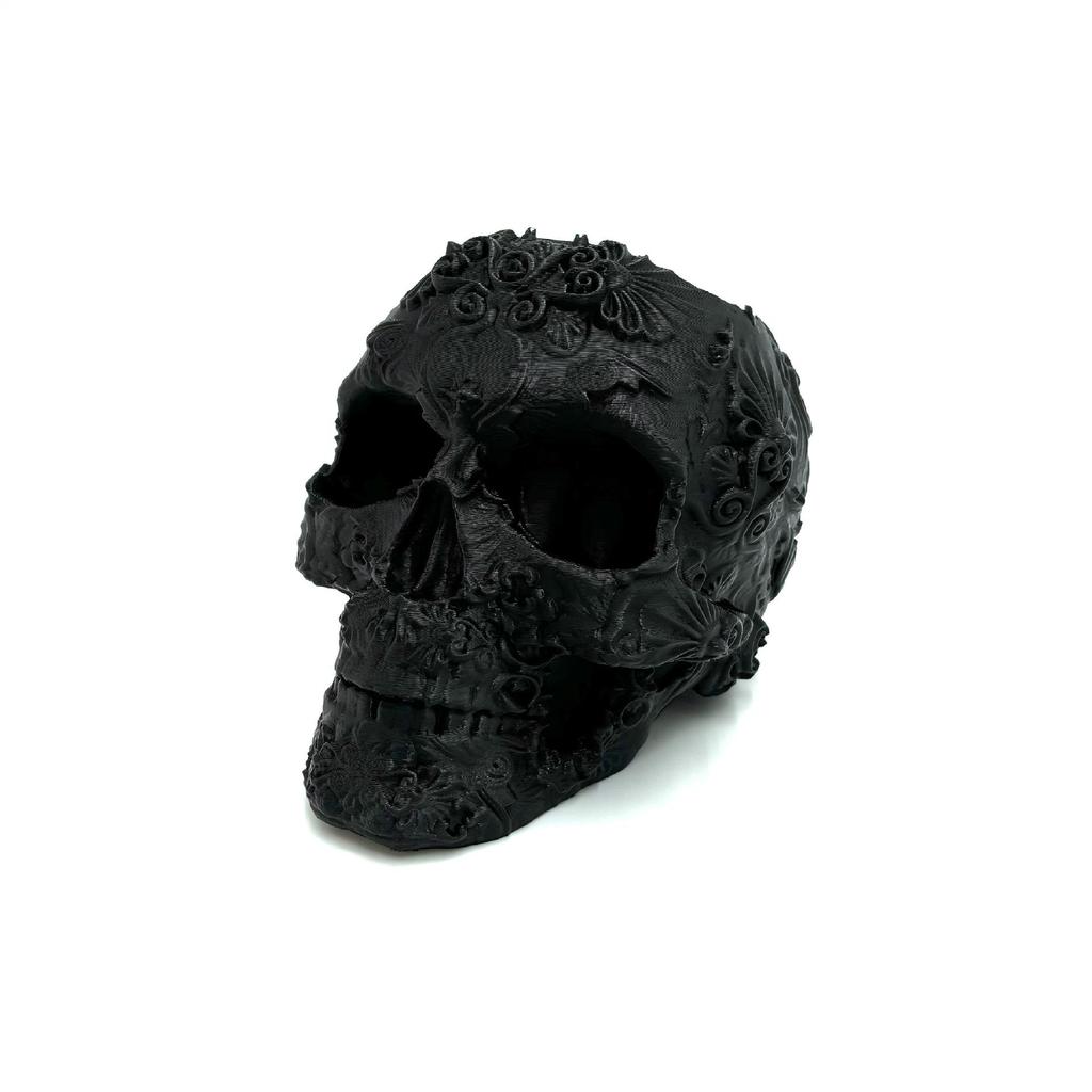 Skull Makeup Brush Holder