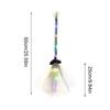 LED Halloween Party Witch Broom Kids Plastic Cosplay Flying Broomstick Props For Masquerade Halloween Cosplay Accessories