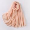 Large Size Pleated Hijab Scarf For Women Muslim Daily Wear