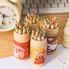12 Adorable Capybara Pencils With Sharpeners And Straight Tips, Perfect For Schools, Offices, And Student Stationery