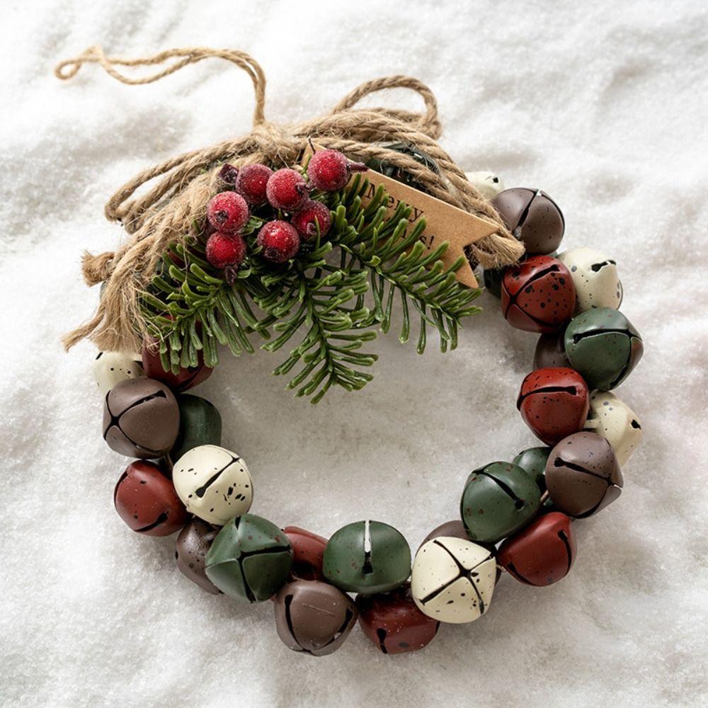 Wall Ornaments Christmas Garland Vintage Hanging Wreath  Christmas Decor