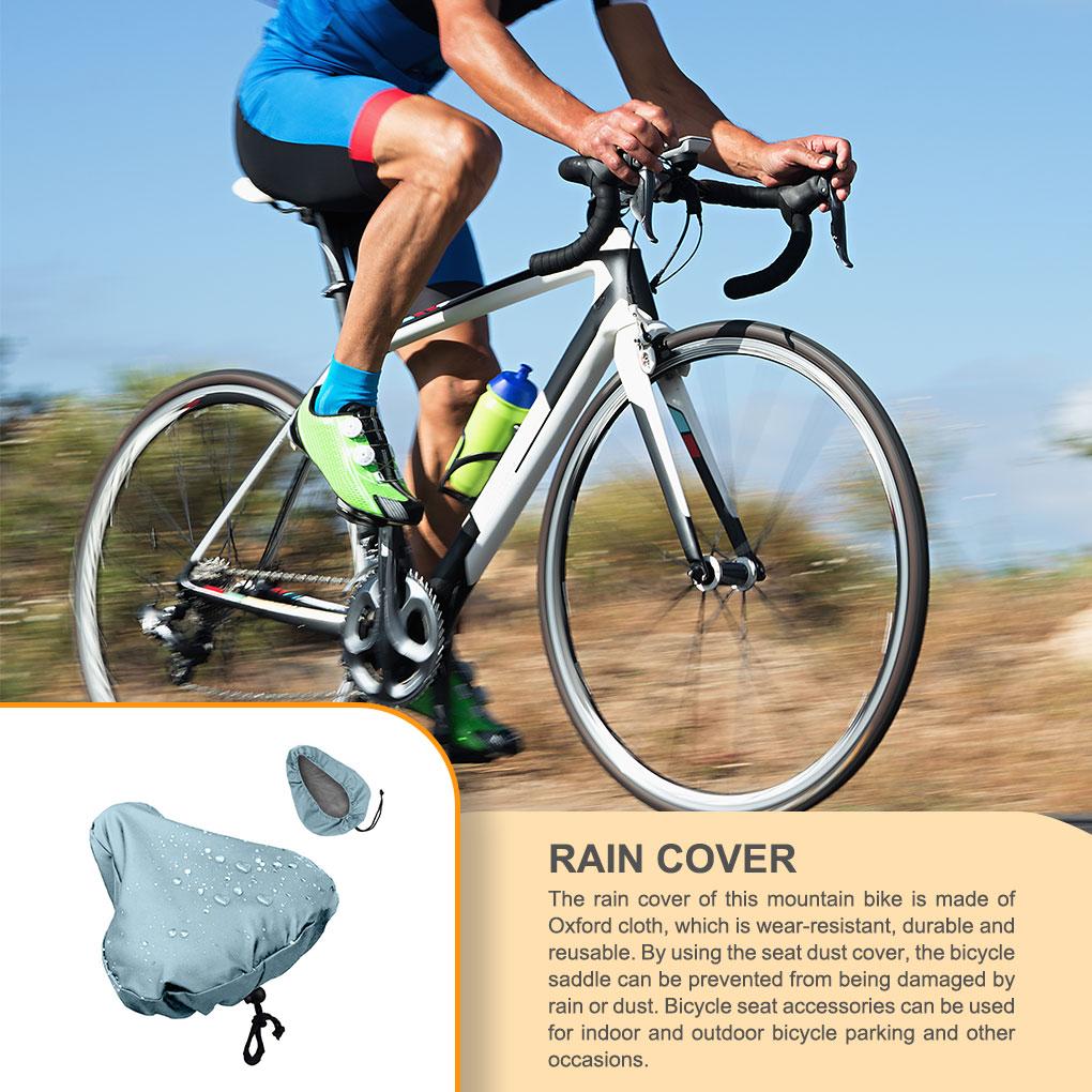 Bicycle Seat Rain Cover, Dustproof and Sunscreen Protective Cover, Portable Wear-resistant Seat Pad Protective Cover