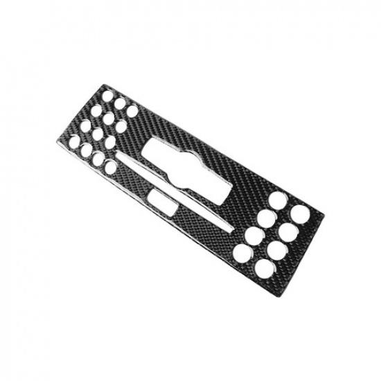 Auto Kolfiber Mittkonsol CD Panel Trim Typ C För Benz C-klass W204