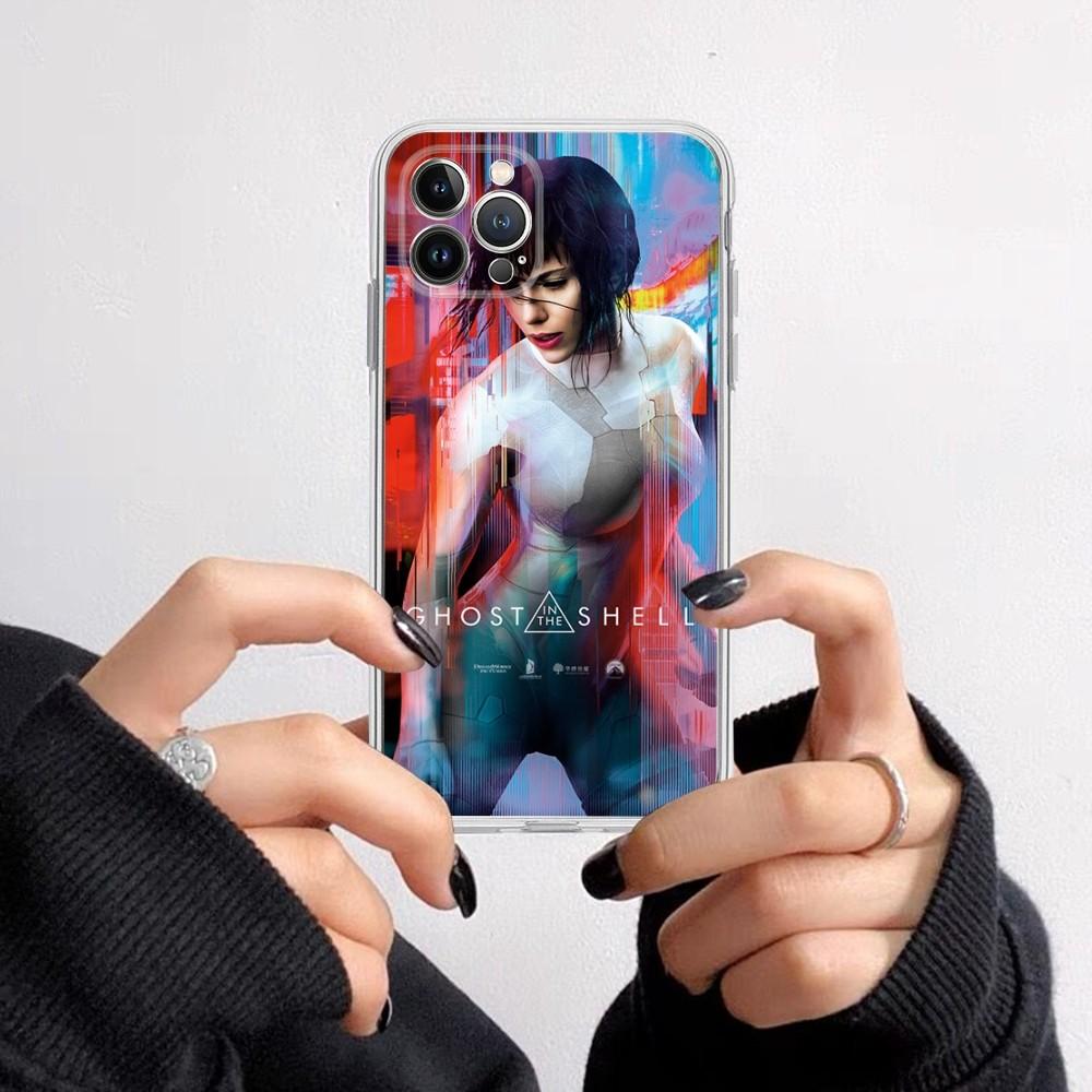 Ghost In the Shell Phone Case for iPhone 16 15 8 7 6 6S Plus X SE XR XS 14 11 12 13 Mini Pro Max Mobile Case