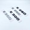 E200 E260 E300 E400 E450 E220d E350e E300de 4MATIC Chrome Black Letters Numbers Emblem For W213 Series Car Sticker Accessories