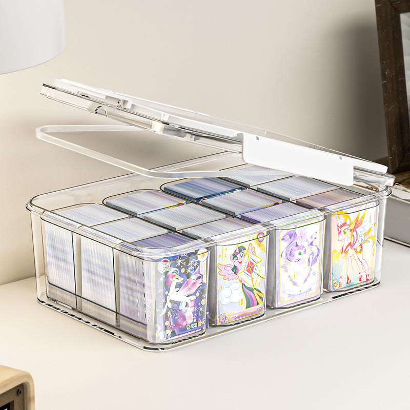 Ultraman Card Organizer Storage Box With Dividers For Game Collectors