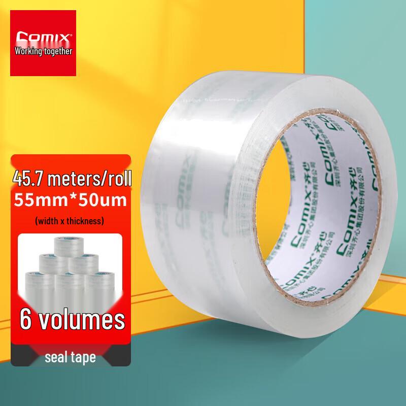 COMIX JF5505 Transparent Packing Tape