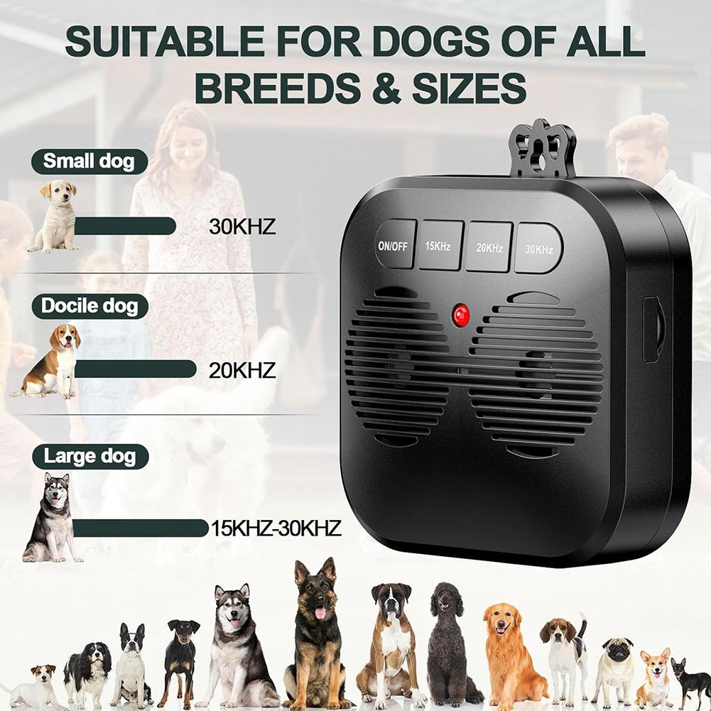 

Ultrasonic Dog Barking Stop Device 3 Modes Dog Barking Control Devices 33 Ft Range Dog Deterrent IPX4 Waterproof for Outdoor Use China Mainland
