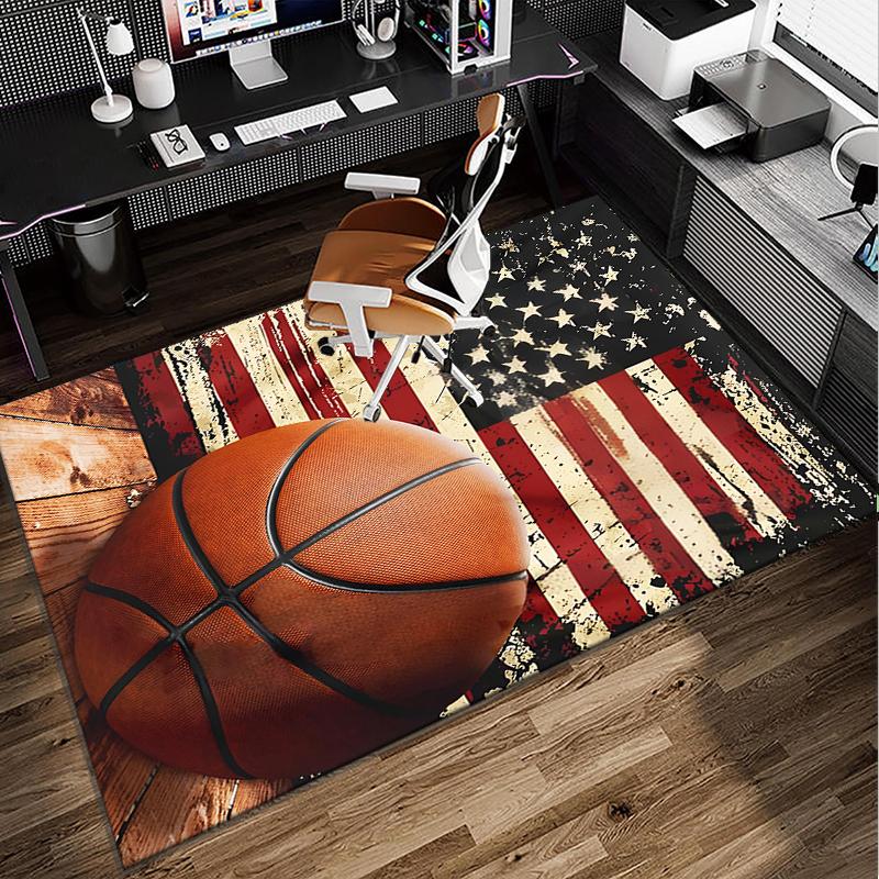 Baseball Passion And Heritage Office Rug Chair Mat, Game Carpet, Suitable for Front Door, Bedroom, Living Room, Desk, Holiday Gift