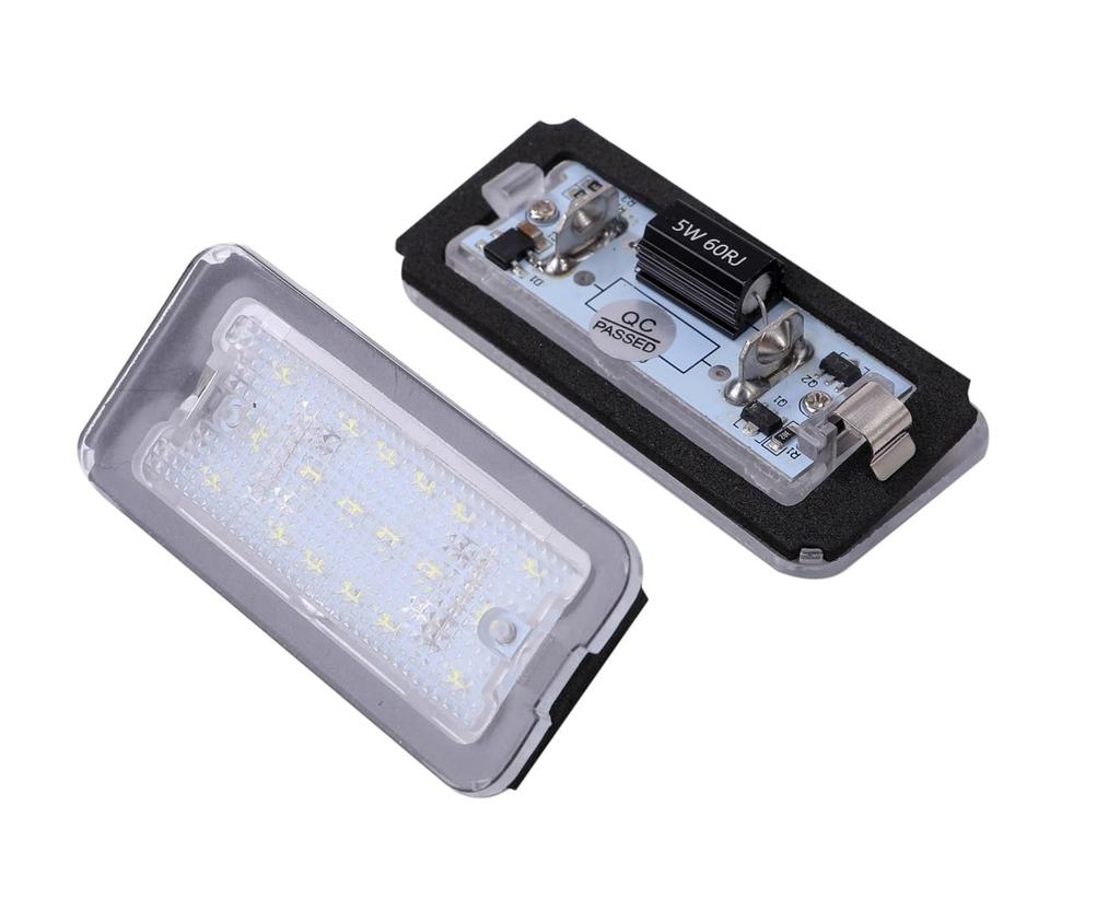 High Brightness LED License Lamp License Plate Light Set of 2 License Plate Light