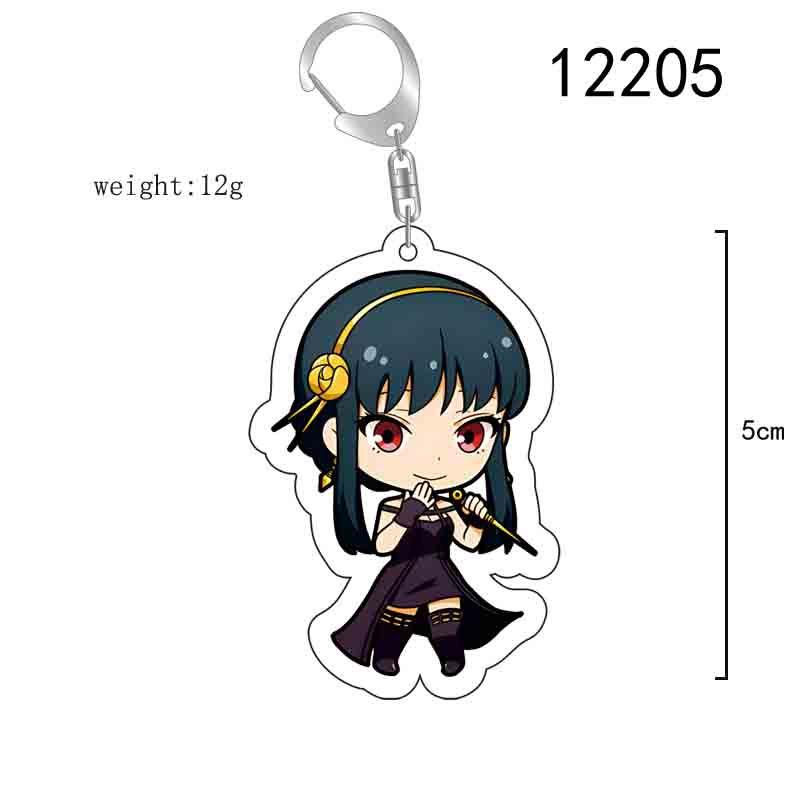 

SPY×FAMILY Acrylic Keychain Standee Desk Decor Anime Merchandise Spy x Family Figure Key Ring Holder Accessory