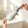 Adorable Fancy Rat Plush Toy Cuddly Soft Stuffed Pet Rat Plushie for Girls Boys Birthday Xmas Gift Snuggle Companion Hoom Decor
