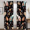 3D Bohemian Style Animal Elephant Curtains 2 Panels Moroccan Style Home Living Room Bedroom Balcony Window Decor Curtains