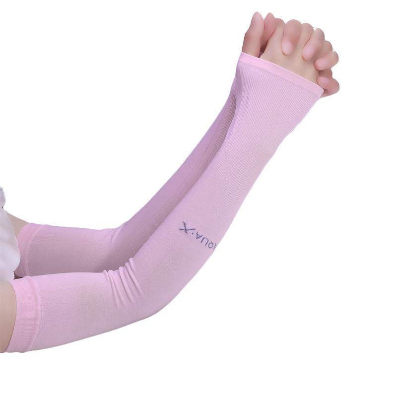 1 Pairs Arm Guard Sleeve with Thumb Hole Protective Sleeve Holders Sun UV Protection Long Arm Cover For Running Fishing Cycling