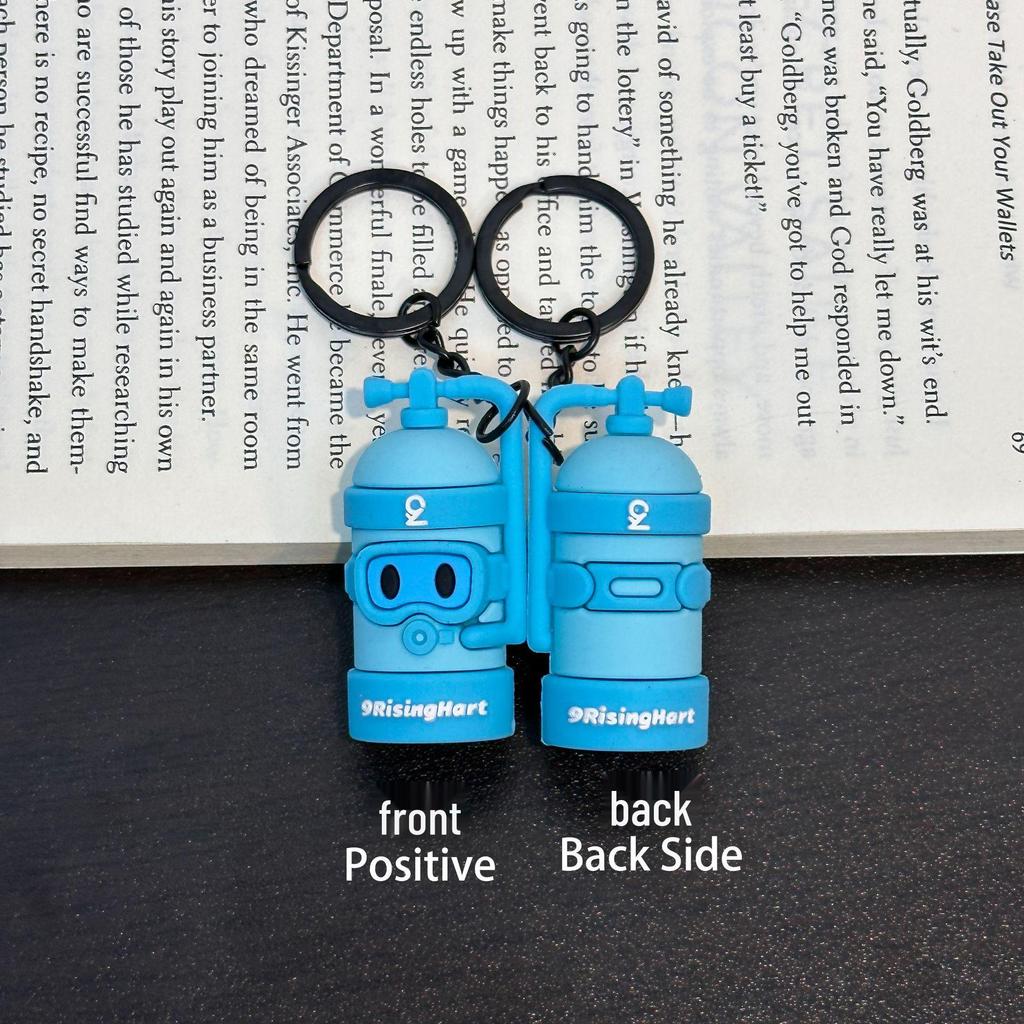 Miu Series Mini Barbell & Dumbbell Plate Keychain Bag Charm