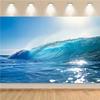 1 Huge Wave Surfing Wave Photography Background, Tropical Summer Wave Background, Blue Seawater Sports Background