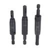 3Pcs Woodworking Hinge Drill Bit Set HSS 1 4in Hex Shank Positioning Drilling Drill Bit Set 1 8in 7 64in 3 32in
