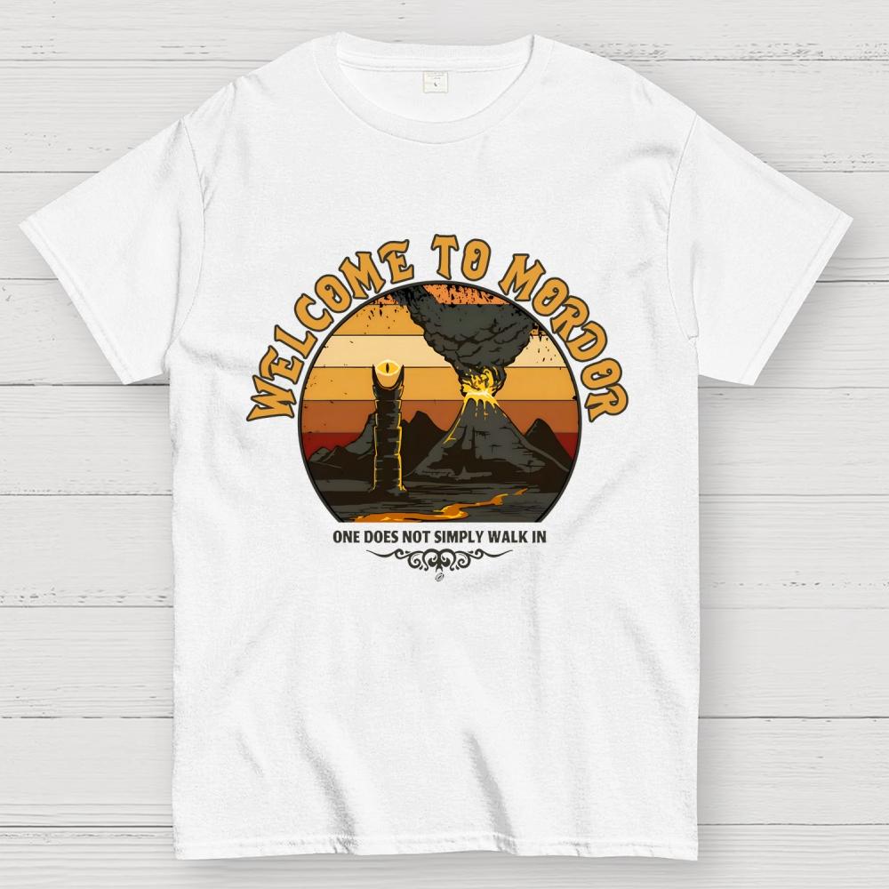 Welcome To Mordor Cotton Summer Casual Cool Loose T-Shirt