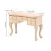 1/12 Dollhouse Simulated Table Desk Miniature Furniture Model Toy Accessory Children Gift