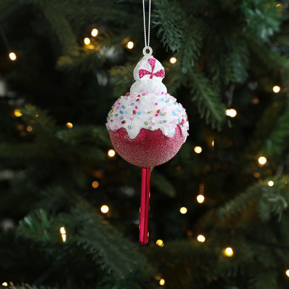 Shatterproof Xmas Tree Hanging Pendant Santa Claus Snowman Pendant Hanging Ornament Party