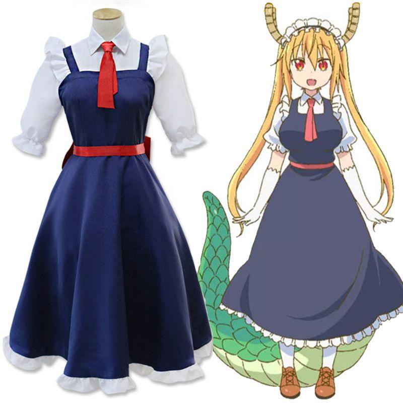 Enchanting Miss Kobayashi's Dragon Maid Tohru Kobayashi Halloween Dress Cosplay Costume For Parties