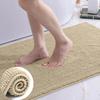 Chenille Bath Mats Extra Soft Comfort Bathroom Mats Super Absorbent Non Slip Fluffy Mats Machine-Washable Dry Bath Rugs