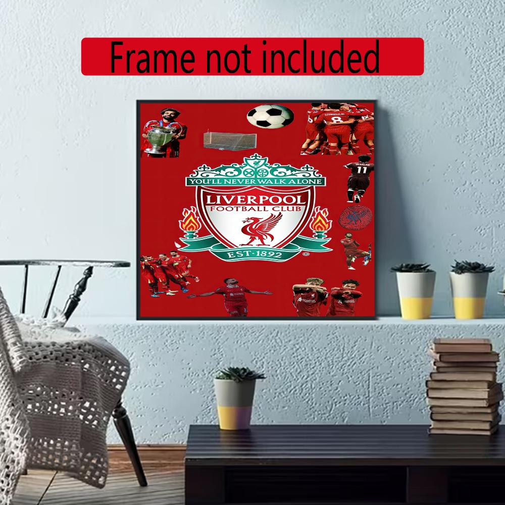 Liverpool 5D Diy Diamond Painting Round Diamond Mosaic Suitable For Beginners Diamond Painting Rhinestones Gift Frameless