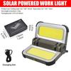 Rechargeable LED Work Light with Strong Magnet and IP65 Waterproof Rating Folding Lamp Suitable for Construction Sites M4YD