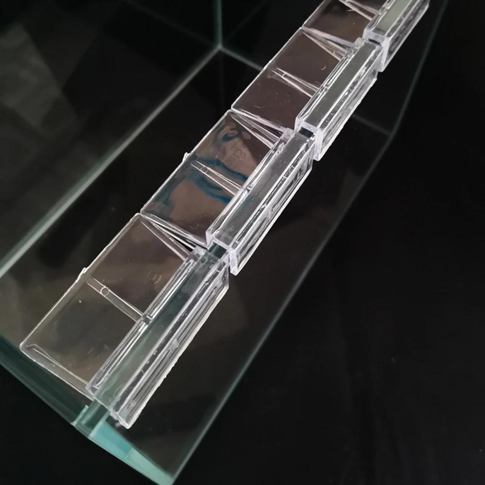 6mm 8mm 12mm 4pcs Fish Tank Bracket Clip Stand Clamp Aquarium Lid Acrylic Support Holder Glass Cover Plate Bracket Accessories