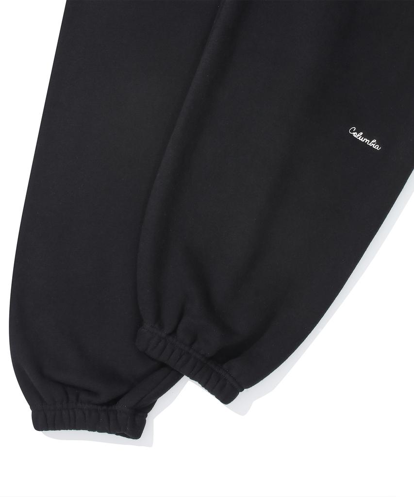 COLUMBIA UNIVERSITY Cu Classic Logo Loose-Fit Fleece Sweatpants Black
